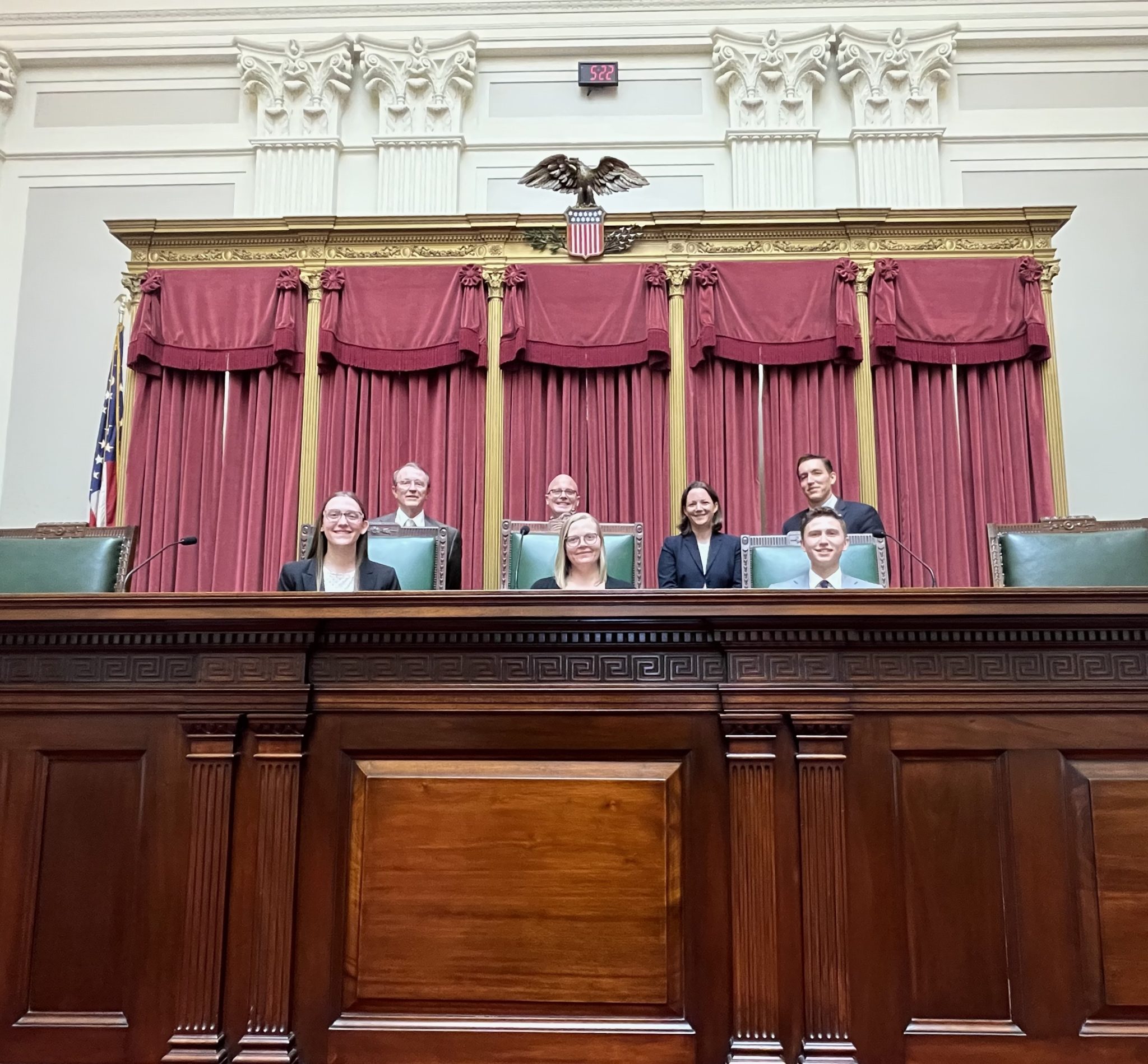 M VETS Visits the U S Court of Appeals for the Armed Forces Mason